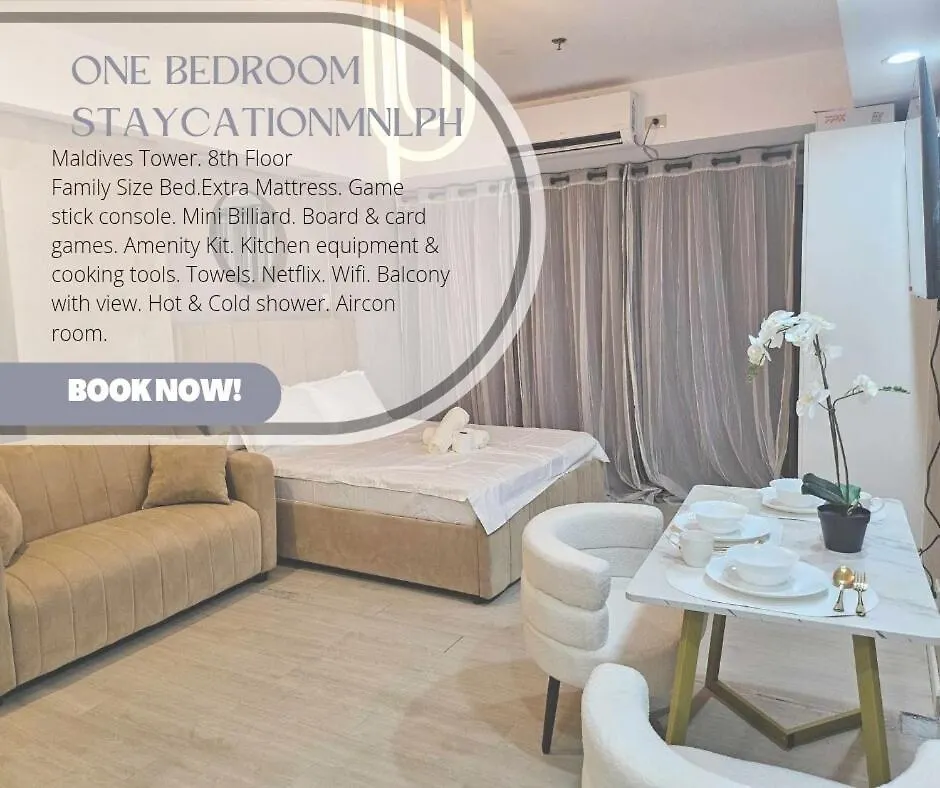 Cozy Apartment Azure Urban Resort Residences Manila 0*,